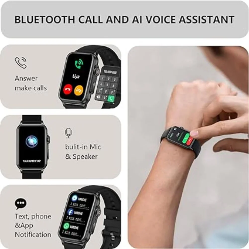Brand New Smart Watch Fitness Tracker Answer/Make Calls, Track Blood Pressure